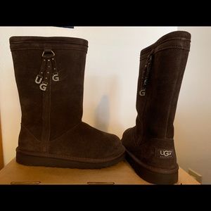Authentic UGG Larynn Boot Brown Big Kid 4 Womens 6